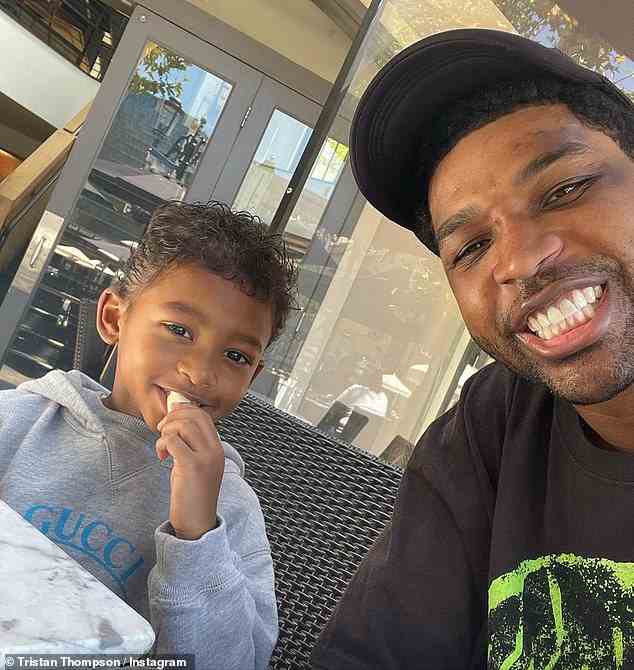Sein erstes Kind: Thompson teilt auch ein weiteres Kind, seinen ältesten Sohn – Prince, sechs – mit dem Social-Media-Influencer Jordan Craig
