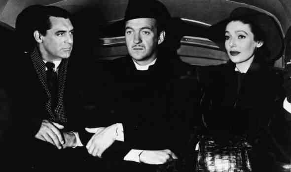 Stars der Frau des Bischofs Cary Grant, Loretta Young und David Niven