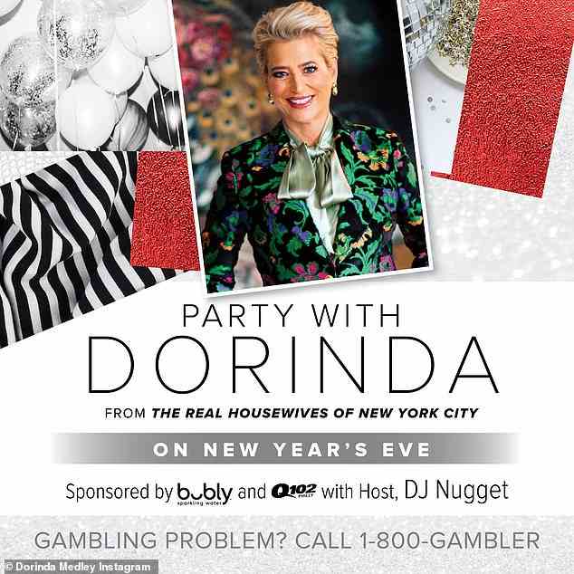 Silvester mit Dorinda!  Dorinda war dort, um für ihre bevorstehende Silvesterparty im Philadelphia's Live!  Kasino & Hotel