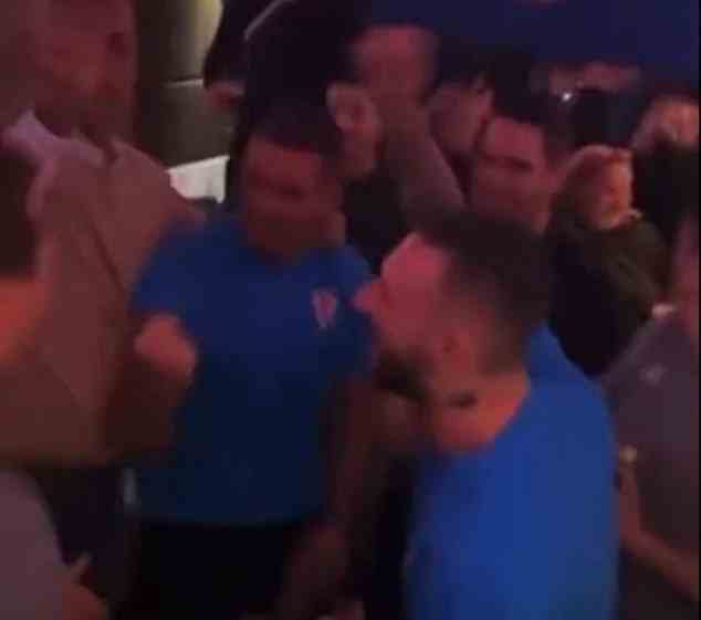 Das Paar soll nach seiner Rückkehr aus Katar in einem Nachtclub in Zagreb gefeiert haben