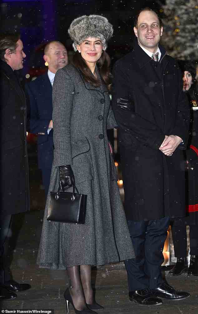 Sophie hat sich kürzlich anderen Mitgliedern der königlichen Familie bei Kates Weihnachtsgottesdienst letzte Woche angeschlossen (im Bild)