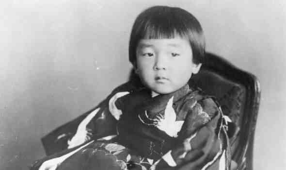 Kaiser Akihito als Kind