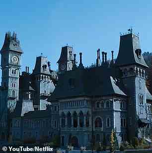 The series creator Tim Burton was such a fan of the Romanian castle that he decided it would be the backdrop for the series