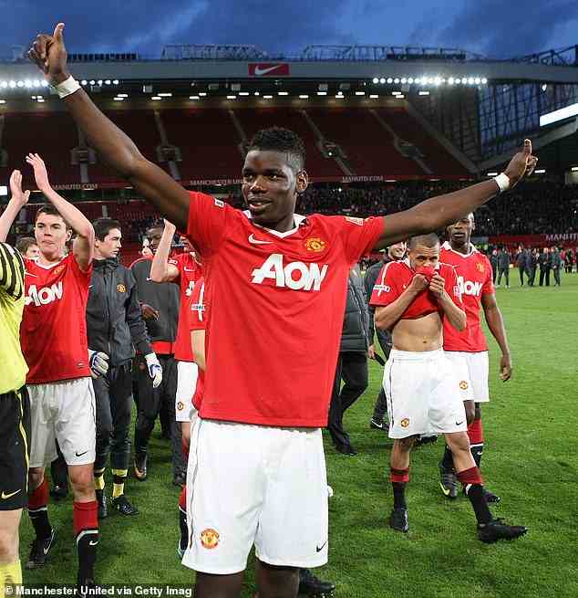 Paul Pogba verließ Manchester United 2012 nach seinem berüchtigten Streit mit Sir Alex Ferguson
