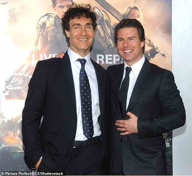 Doug Liman (pictured together in 2014), who directed Tom in The Edge of Tomorrow is set to helm the movie, which is being shot with help from Elon Musk's SpaceX and NASA