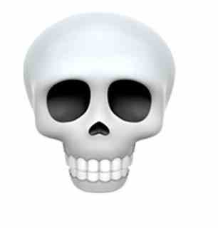 The Skull emoji (pictured) can be a cause of contention, as while many older users see it as meaning 'death', the under-40s use it to indicate something is 'dead funny'.