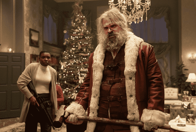 David Harbour als Weihnachtsmann in „Violent Night“