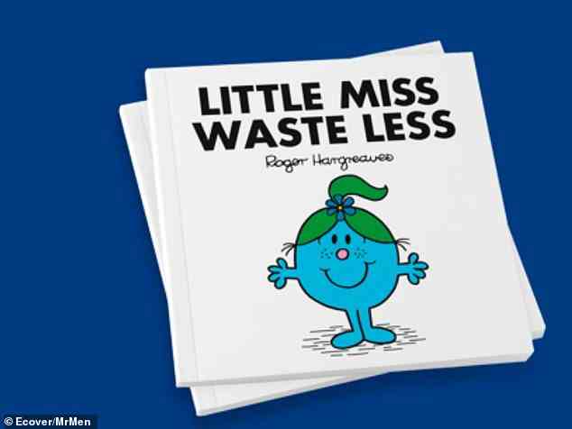 „Erwachte“ Charakter Little Miss Waste Less „hasst Abfall“ und begibt sich auf eine Reise, um die anderen Mr Men über Verpackungen und Plastik aufzuklären
