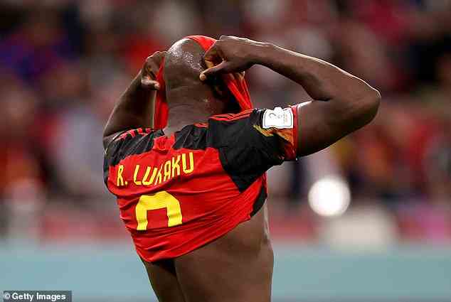 Romelu Lukaku verpasste drei Sitter, als Belgien mit einem Unentschieden aus der Weltmeisterschaft ausschied