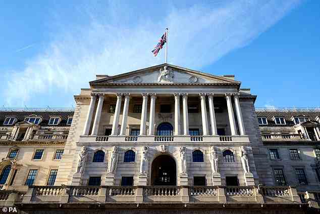 Ninth hike: The Bank of England today upped the base rate from 3% to 3.5%, as it continues to try and bring inflation down