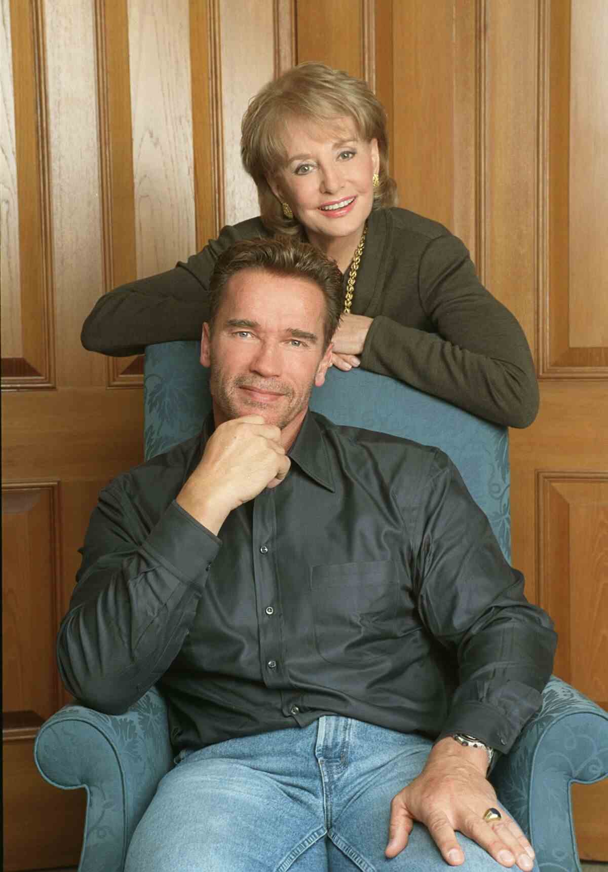 Walters mit Arnold Schwarzenegger.