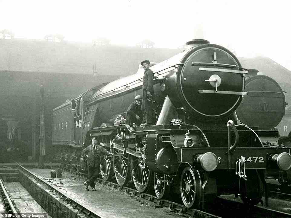 In the 1920s, the Flying Scotsman Class A3 locomotive became a rolling high-speed advertisement for LNER, hauling the daily 10am London to Edinburgh rail service