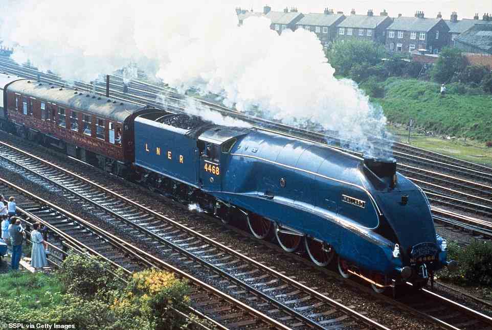 On July 3, 1938, an A4 Pacific LNER locomotive, Mallard, claimed the world speed record for steam, reaching 126mph on a straight stretch of track between Grantham and Peterborough. The locomotive was designed by Nigel Gresley