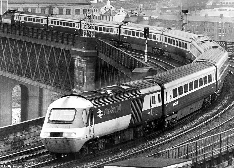 In the late 1940s, LNER and LMS, as well as Great Western Railways and Southern Railway, were nationalised to form British Railways, which morphed into British Rail. Above is a British Rail InterCity 125 train passing over Newcastle's King Edward VII Bridge in 1982