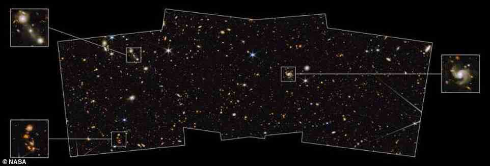This image from NASA's telescope captures thousands of never-before-seen galaxies that formed 13.5 billion years ago - 200 million years after the big bang