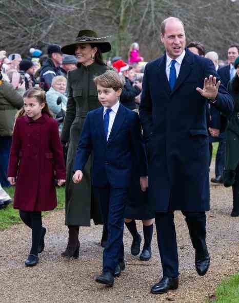 Prinzessin Charlotte, Prinz George, Kate Middleton, Prinz William