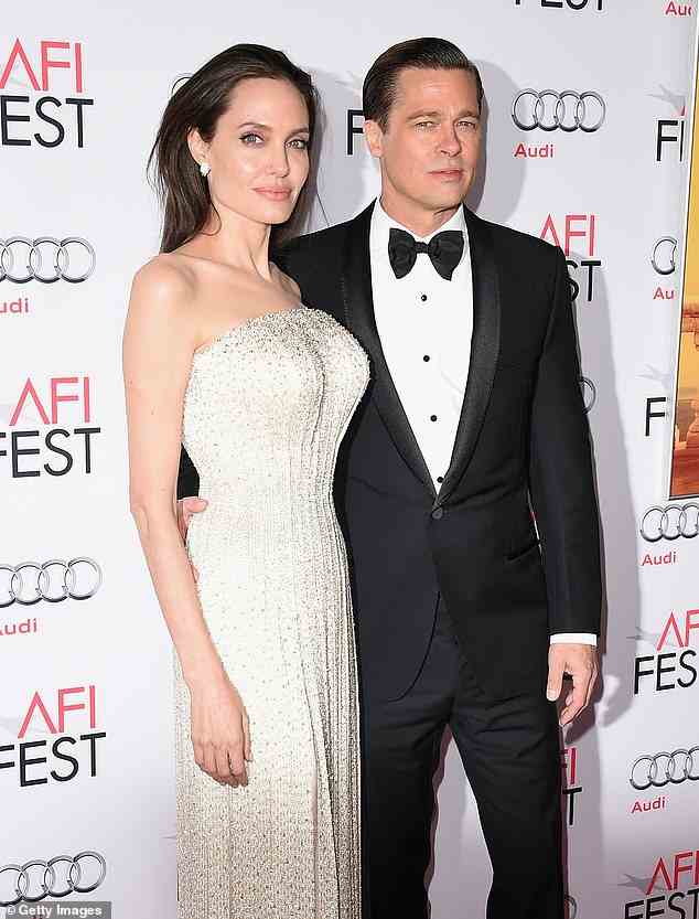 Angelina and Brad (seen in 2015), 59, first met on the set of Mr. and Mrs. Smith in 2004, when he was still married to Jennifer Aniston