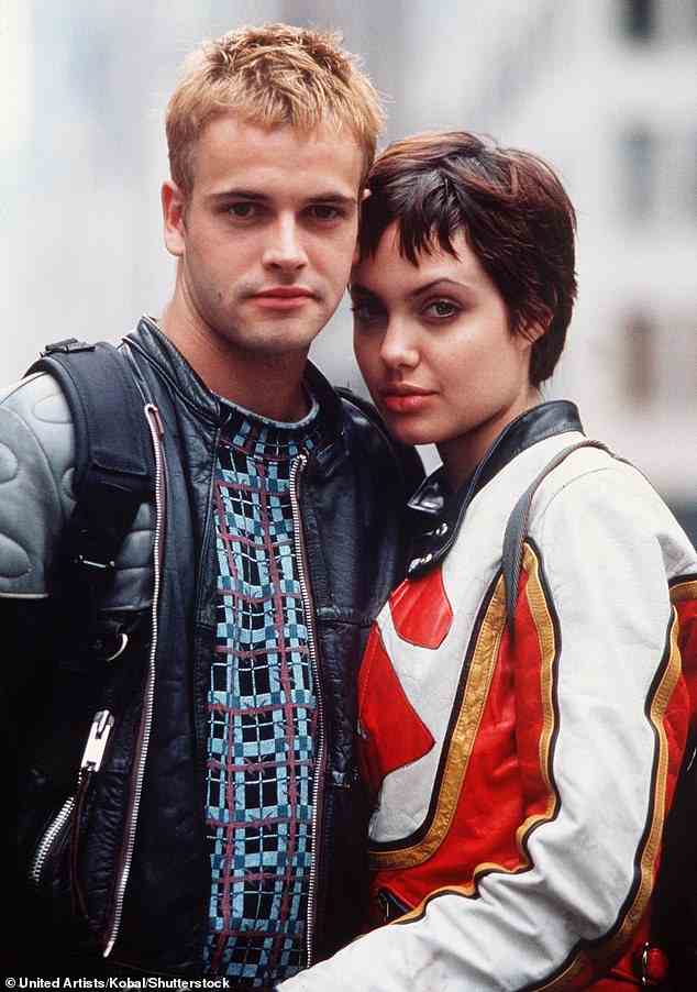 Angelina and Jonny Lee Miller, 50, fell in love after filming the 1995 movie Hackers together (seen). And when they tied the knot one year later, their wedding quickly made headlines