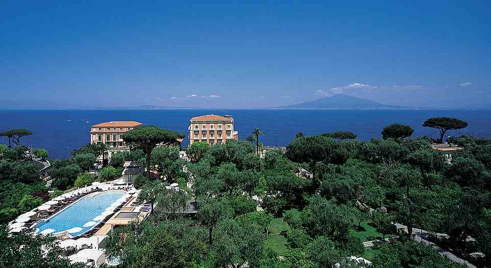 The Grand Excelsior Vittoria offers magnetic views of Mount Vesuvius and has a 'magnificent' pool
