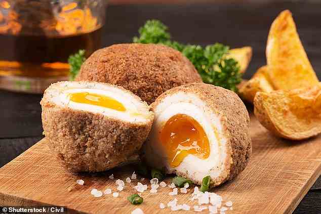 Scotch eggs are believed to have been invented in London by department store Fortnum & Mason of Piccadilly in 1738
