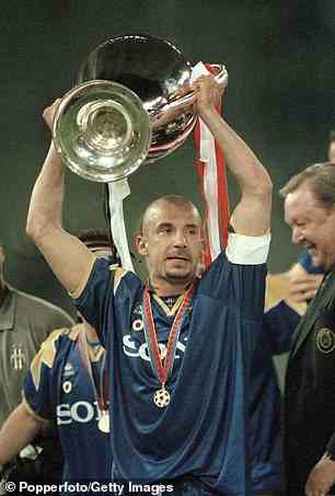 Vialli gewann 1996 mit Juventus die Champions League
