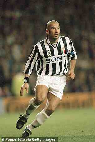 Er erzielte 53 Tore in 145 Spielen für Juventus
