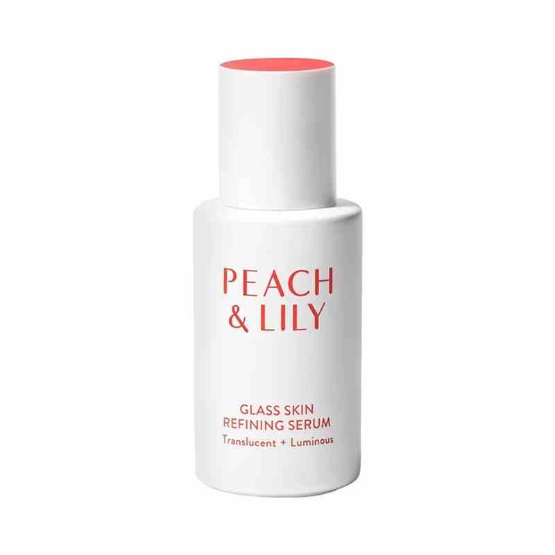 The Peach & Lily Glass Skin Refining Serum on a white background