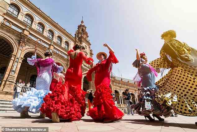 Dramatisch: Überall in der spanischen Stadt finden Flamenco-Tanzshows statt