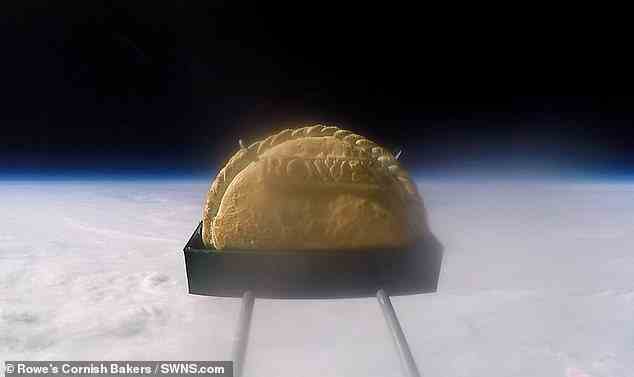 Cornwall's only successful space launch to date - when schoolkids launched a PASTY to the edge of space