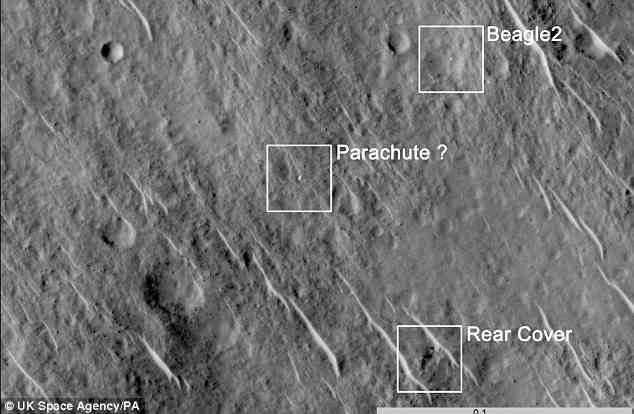 Images taken by Nasa's Mars Reconnaissance Orbiter spacecraft have finally located the Beagle 2 probe