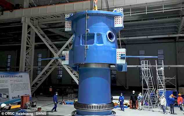 CSSC Haizhuang behauptet, dass das Design des Systems Vibrationen im Turm um 50 Prozent und Rotorblätter um 10 Prozent reduziert