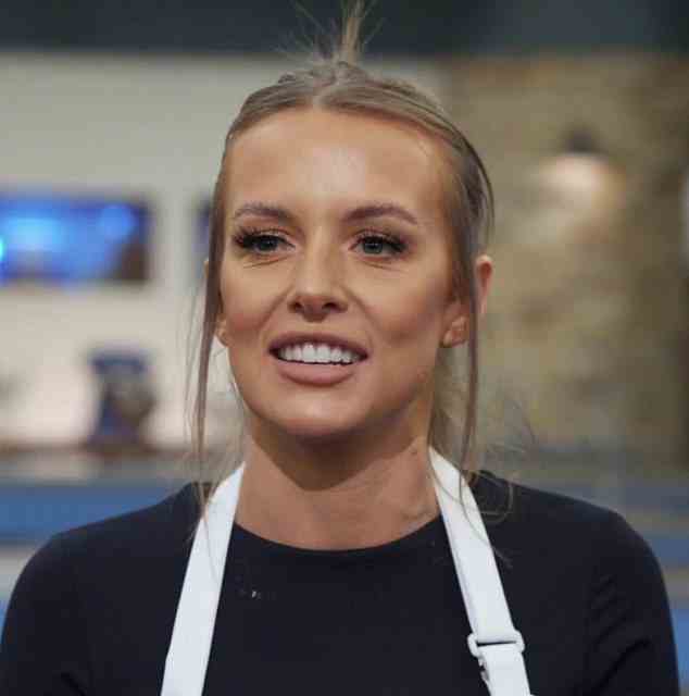 Faye Winter has gone for a more natural look these days after reducing her lip fillers. She showcased her new appearance in August 2022, when appearing on Celebrity Masterchef (pictured)