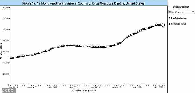 Die Zahl der Todesfälle durch Drogenüberdosierung erreichte im Jahr 2021 einen Rekordwert von 107.000, gegenüber den 94.000 Todesfällen im Jahr 2020. Es gibt jedoch erste Anzeichen dafür, dass die Epidemie ihren Höhepunkt erreichen könnte