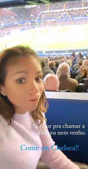 Thiago Silvas Frau Belle unglücklich bei Chelsea-Fans