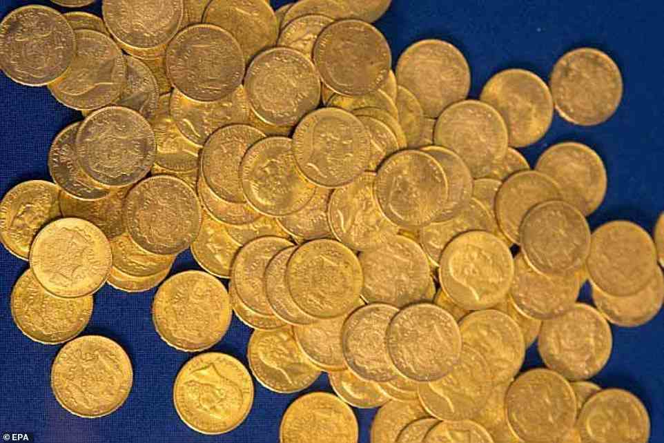 n 2015, a hoard of gold coins buried in the final days of the Second World War was found near the northern town of Lueneberg in northern Germany