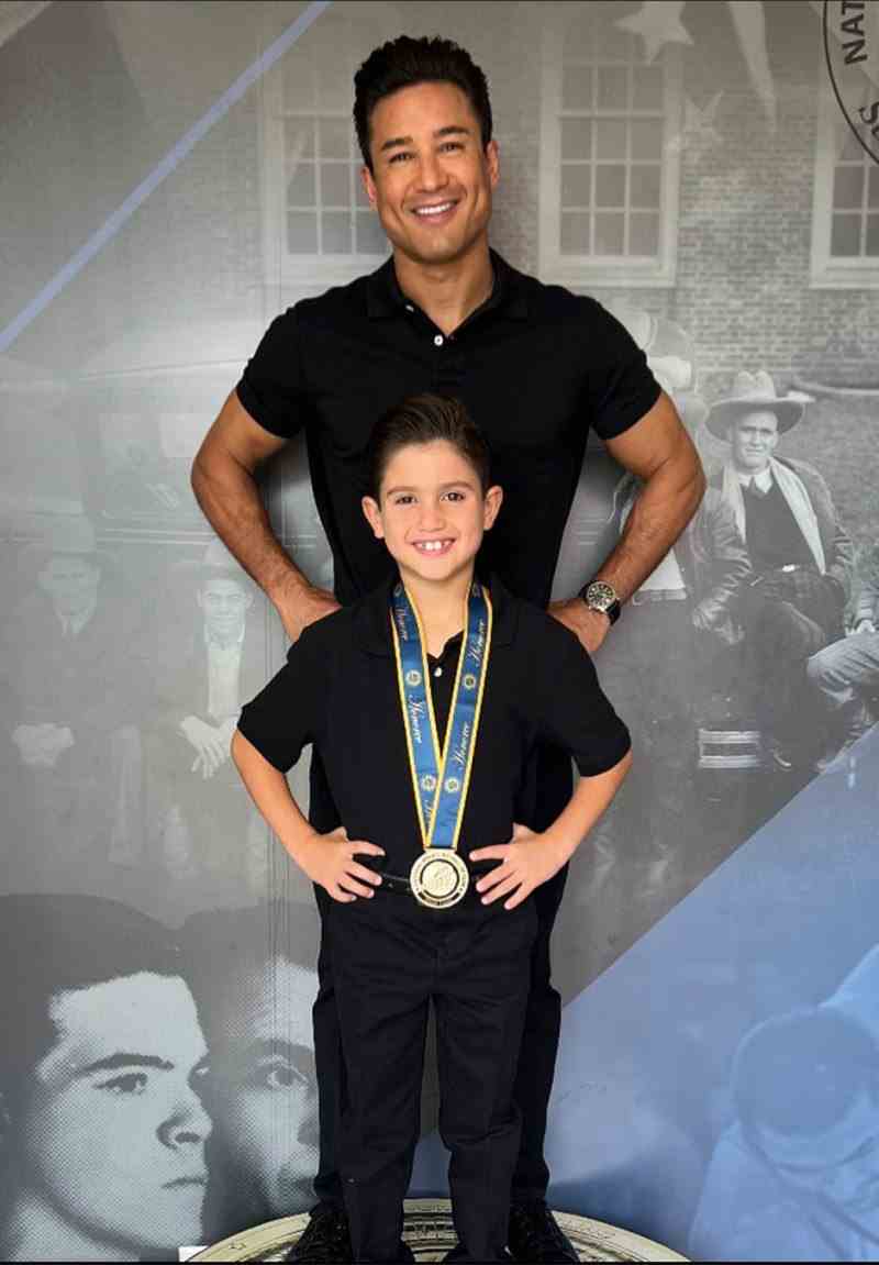 Mario Lopez und Sohn