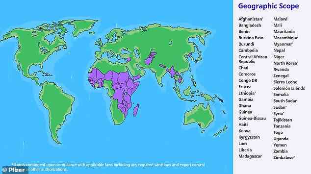 Der „Accord for a Healthier World“ von Pfizer verschafft 45 einkommensschwachen Ländern auf der ganzen Welt Zugang zu seinen Medikamenten und Impfstoffen