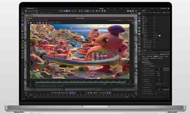 Die neuen MacBook Pros verfügen über Fähigkeiten zum Erstellen von 3D-Videoinhalten, sodass Profis unterwegs Animationsfilme erstellen können