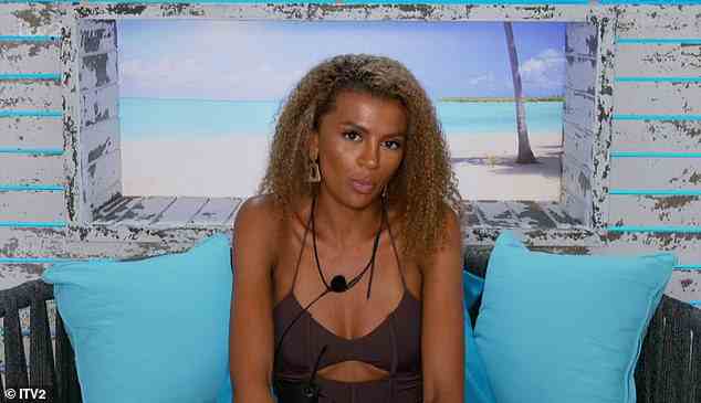 'The fire we need': Love Island bombshell Zara Lackenby-Brown, 25, was dared to kiss both the cheeks of the Islander she thinks is the most two-faced causing tensions to rise