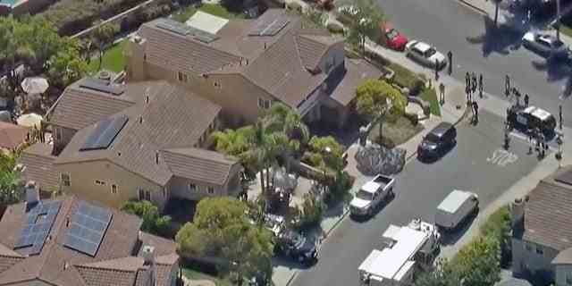 Das Haus der Milletes in Chula Vista, Kalifornien, wo Larry im Oktober 2021 festgenommen wurde. 
