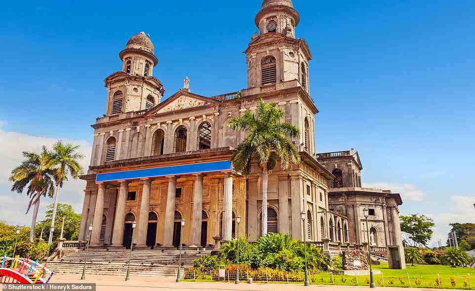 The Santiago of Managua Cathedral in Managua, Nicaragua's capital, a city that was almost entirely rebuilt in the aftermath of a devastating 1972 earthquake