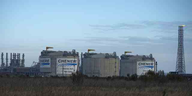 Verflüssigungsanlage von Cheniere Energy Inc. in der Corpus Christi Bay in Portland, Texas, 19. Februar 2021.