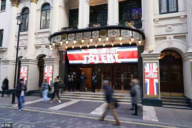 Veranstaltungsort: Das London Palladium in Soho, London, wo die Auditions stattfinden
