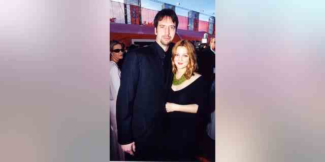 Tom Green and Drew Barrymore at the 2000 Academy Awards.
