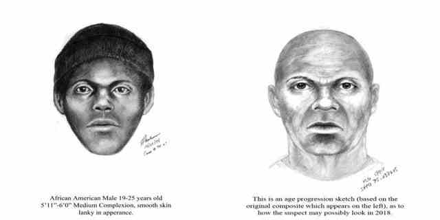 Der Doodler, beschrieben als schwarzer Mann zwischen 19 und 25 Jahren, griff in den 1970er Jahren weiße, schwule Männer an.  (SFPD)