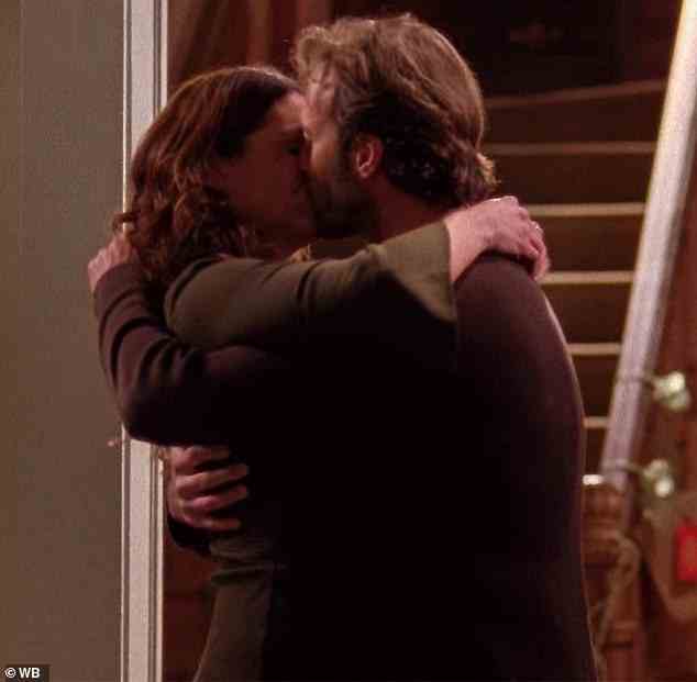 Finally, during the season four finale, Luke, played Scott Patterson, worked up the nerve to kiss Lorelai, portrayed by Lauren Graham, and they started dating