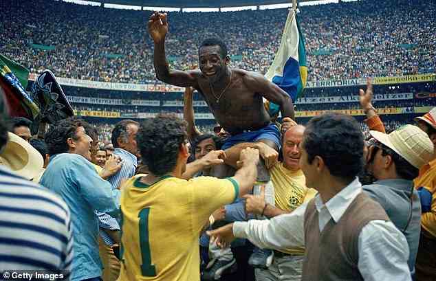 Der Mastermind des schönen Spiels führte Brasilien zu drei WM-Siegen (im Bild 1970)