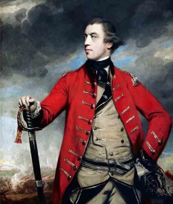 Britische Streitkräfte unter General John Burgoyne 