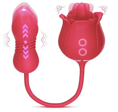 Rosenspielzeug-Vibrator