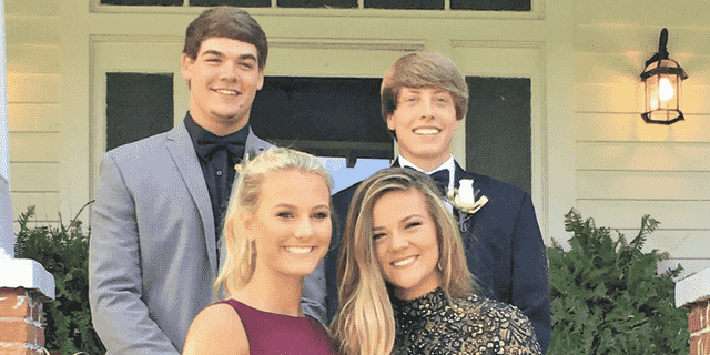 Clockwise from left: Anthony Cook, Connor Cook, Miley Altman and Mallory Beach. The friends were in a boat with a drunken Paul Murdaugh when it crashed into a bridge, killing Beach and injuring the other three. Paul's then-girlfriend, Morgan Daughty, was also aboard.
